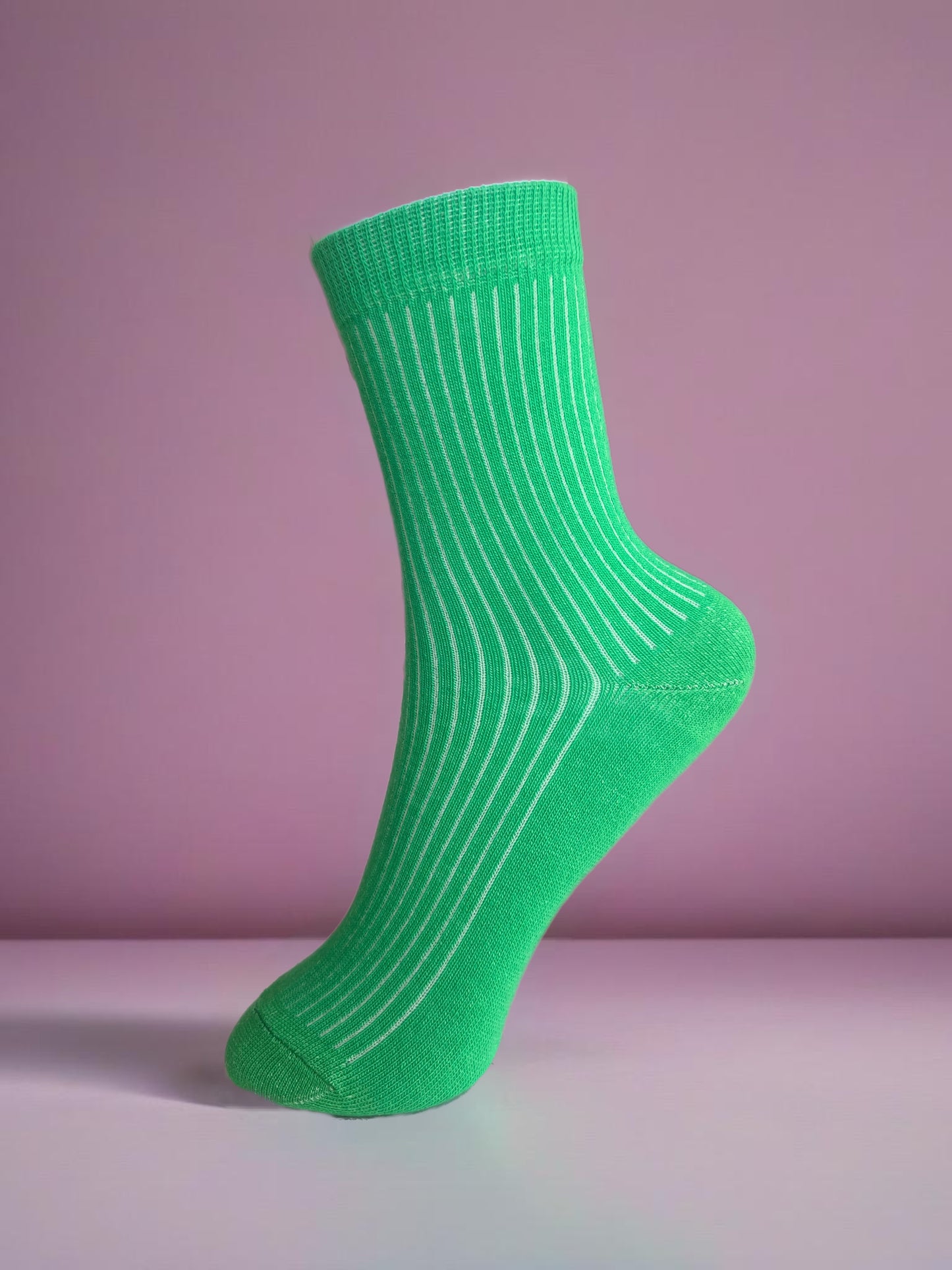 Green Colored Sports Socks