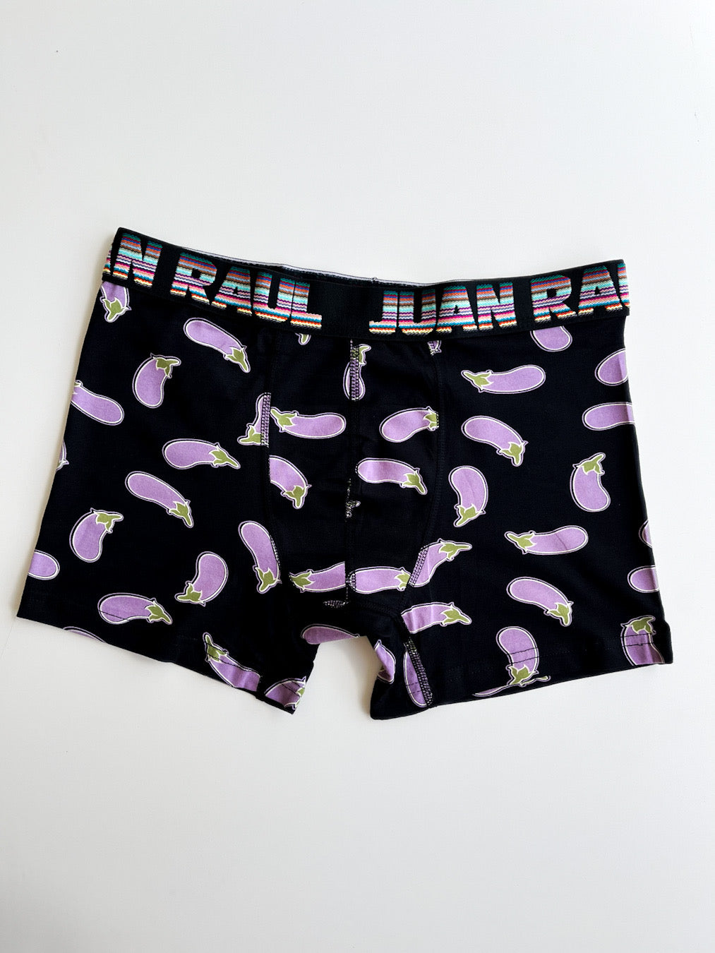 Mor Patlıcan Detaylı Boxer