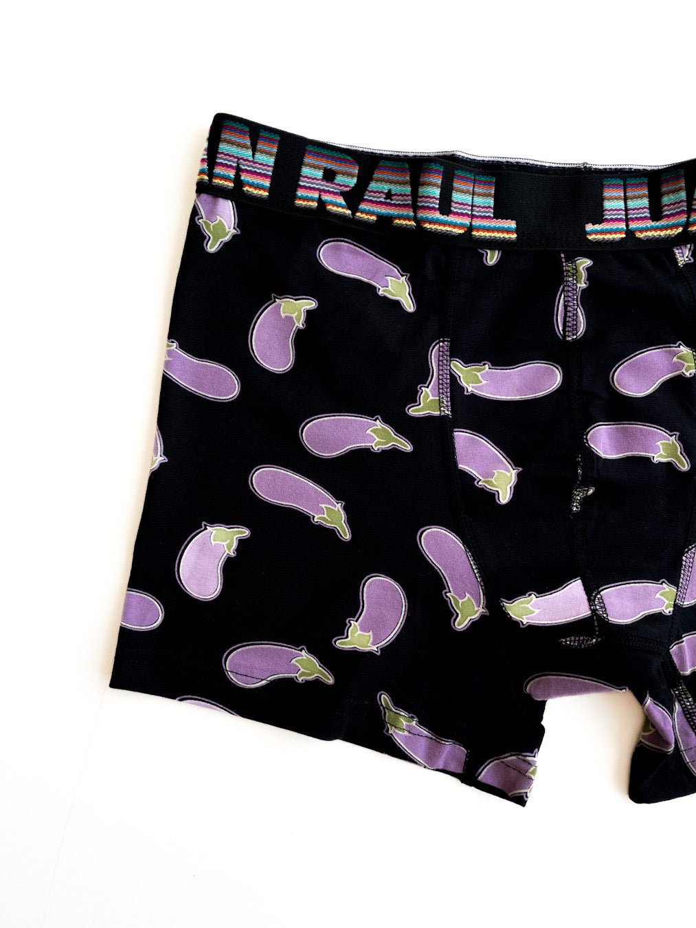 Mor Patlıcan Detaylı Boxer