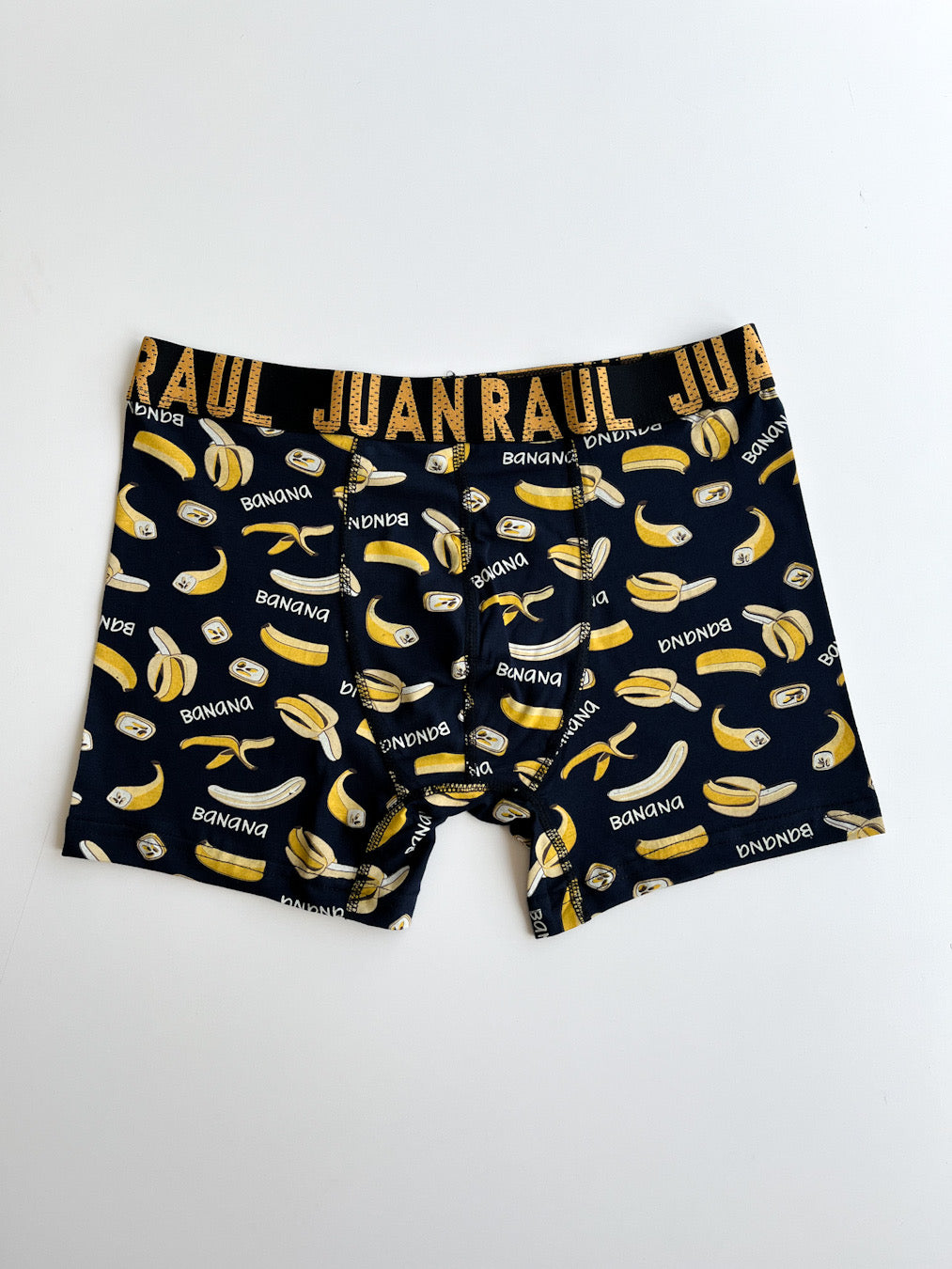 Muz Detaylı Lacivert Boxer