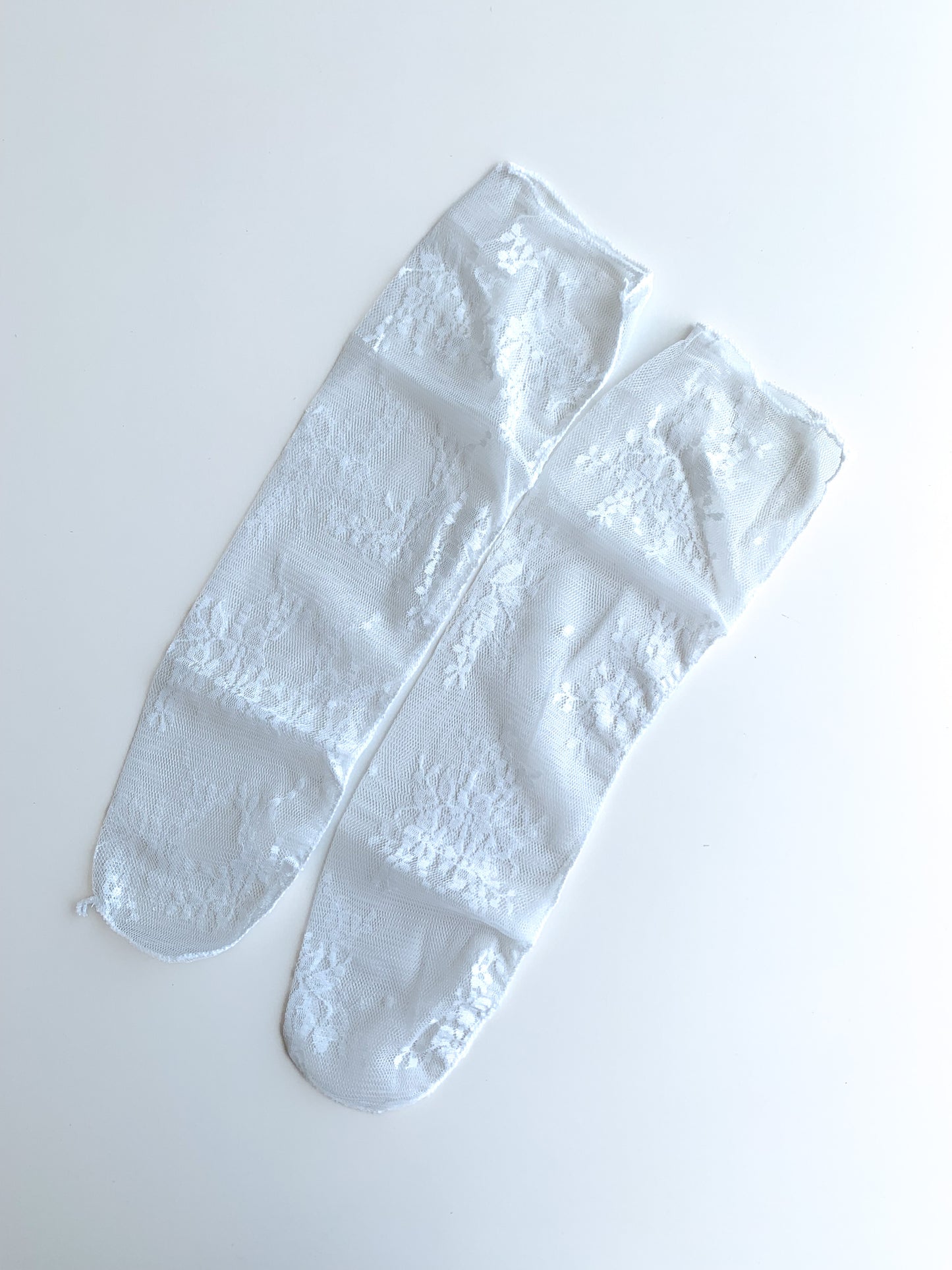 White Tulle Socks