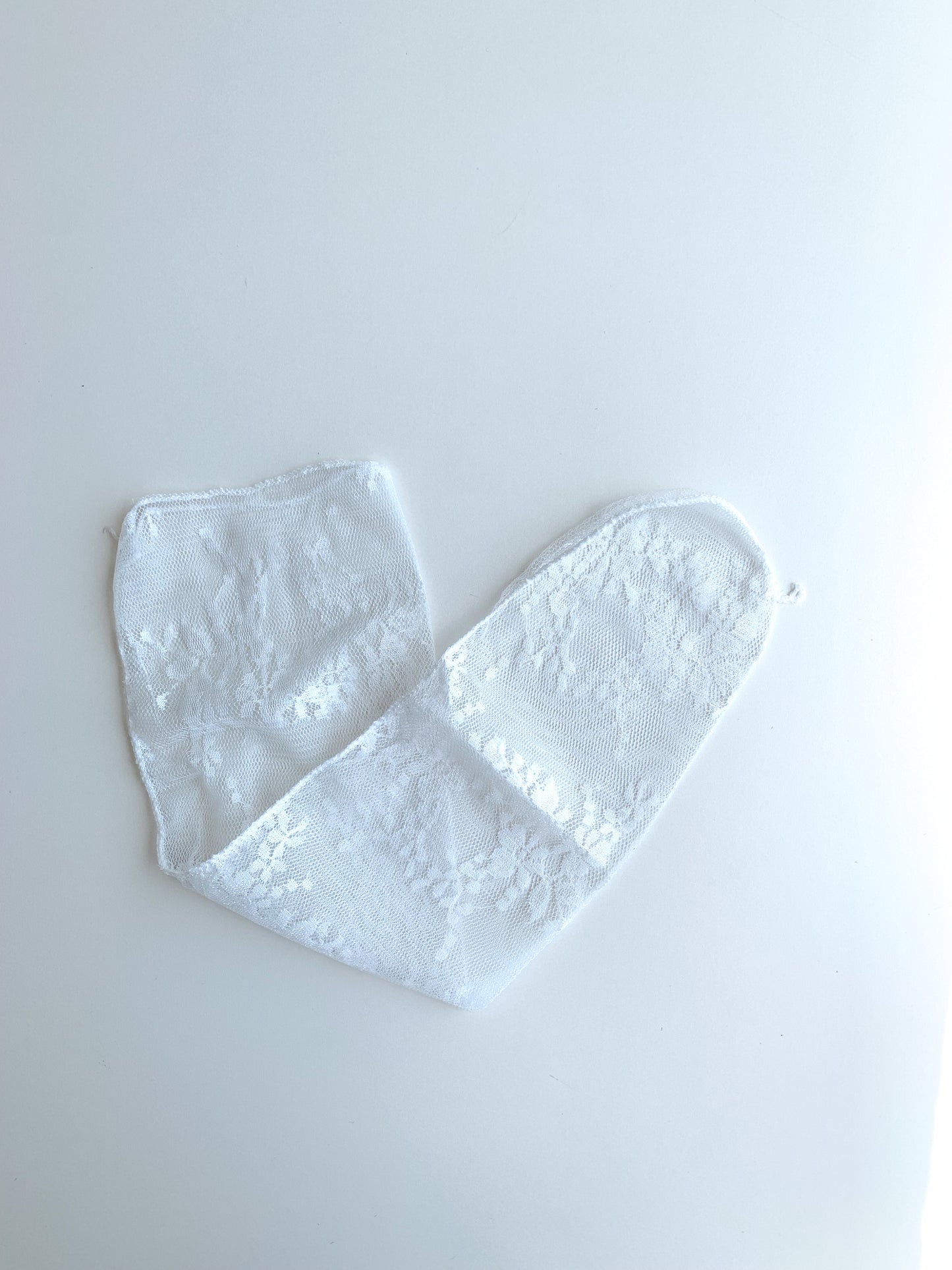White Tulle Socks
