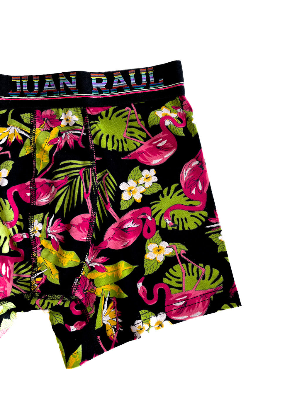 Flamingo Ve Çiçek Detaylı Boxer
