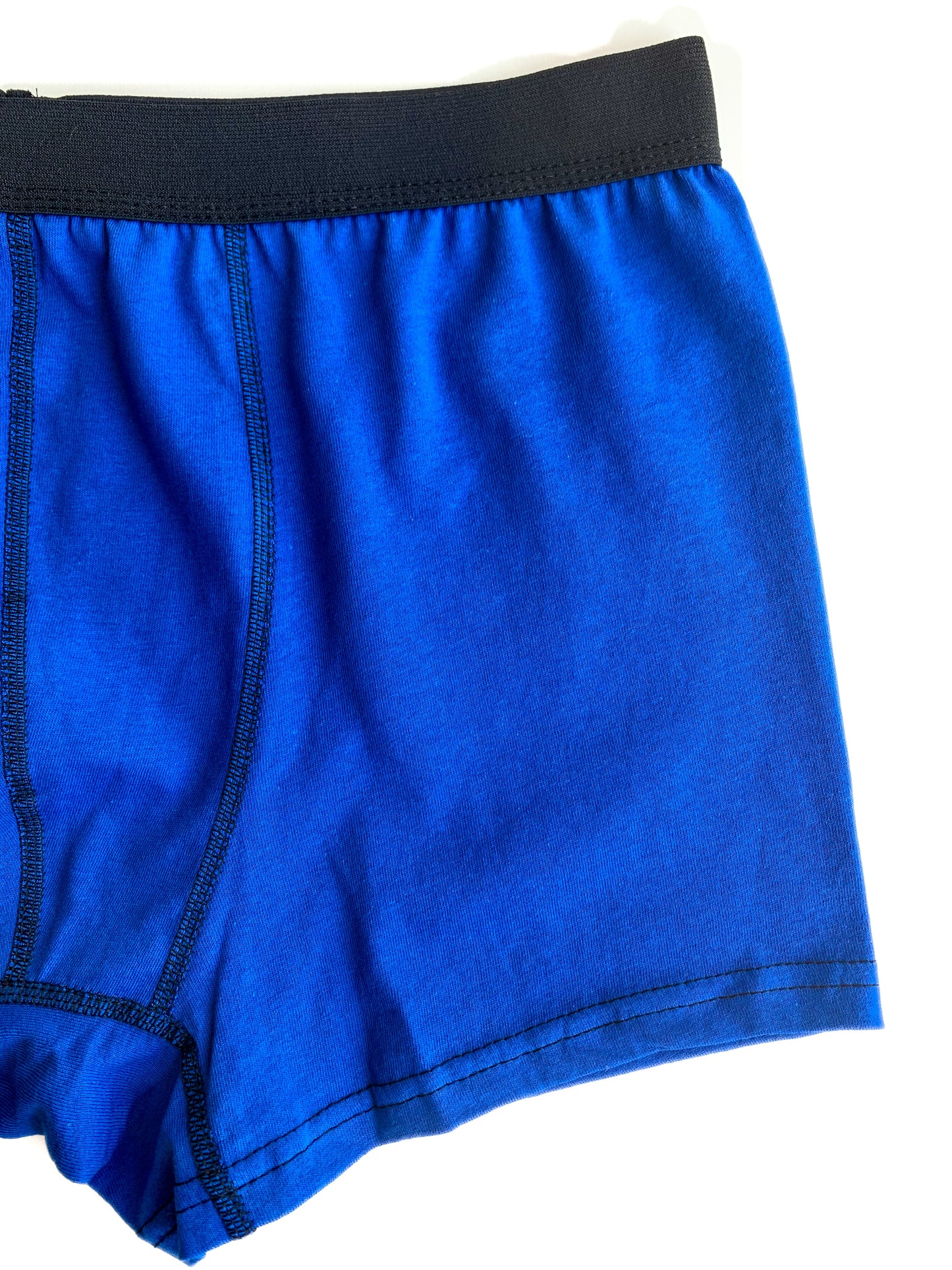 Mavi Renkli Premium Pamuklu Boxer