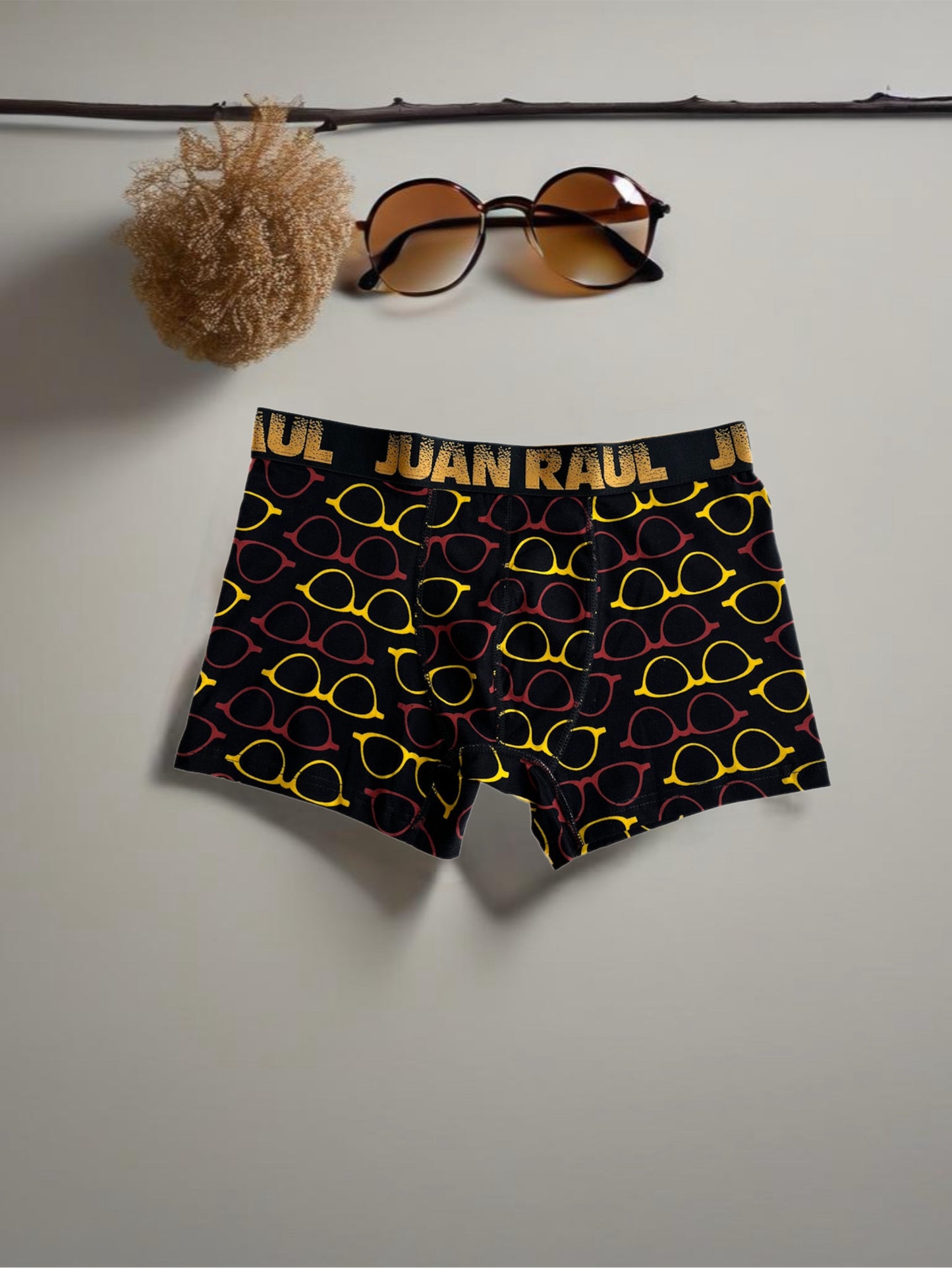 Gözlük Detaylı Boxer