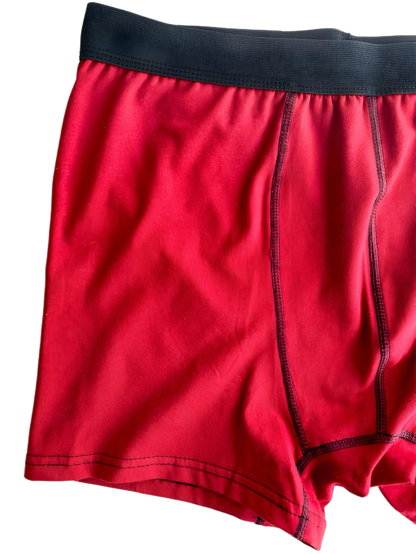 Kırmızı Renkli Premium Pamuklu Boxer