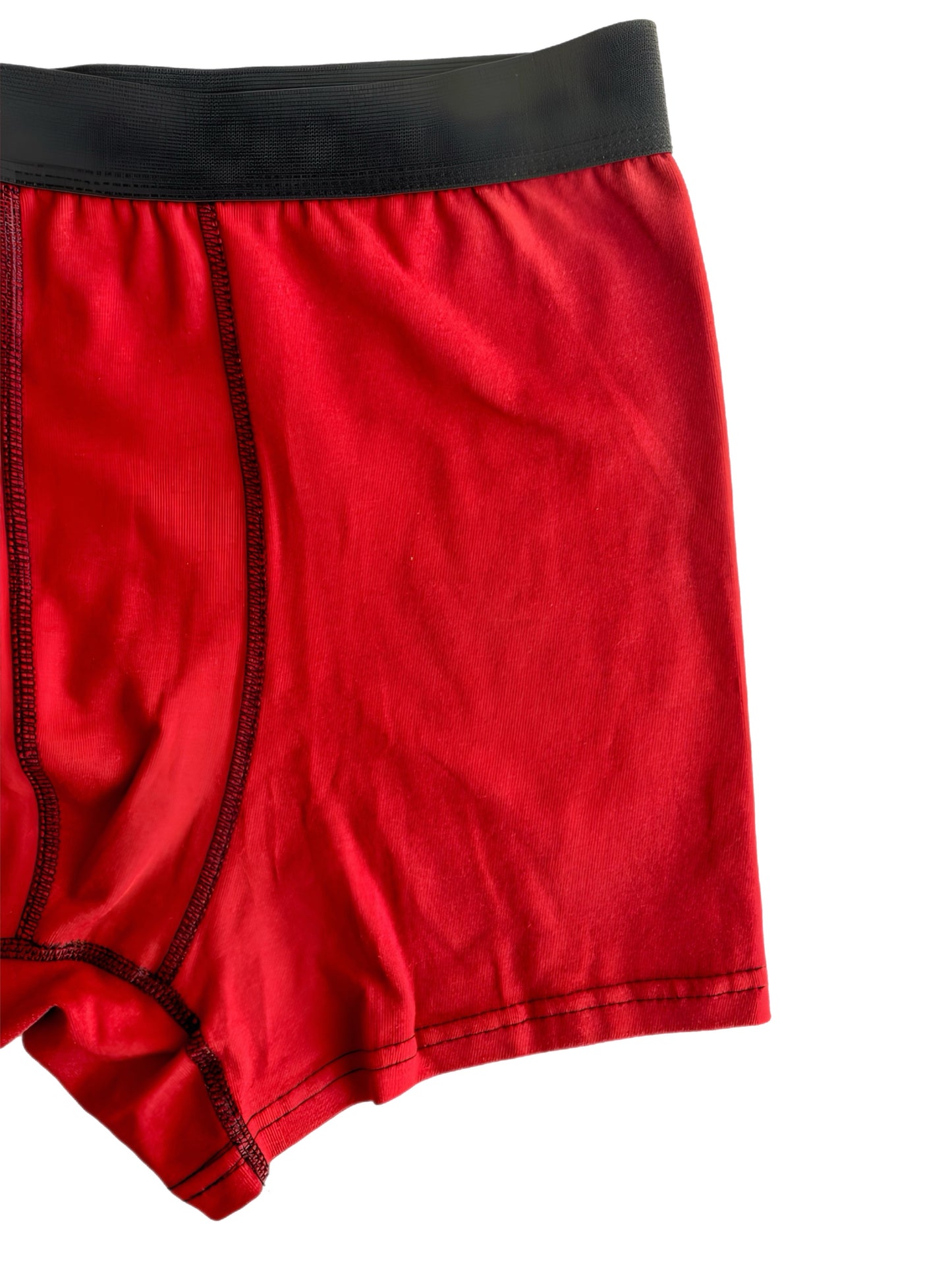 Kırmızı Renkli Premium Pamuklu Boxer
