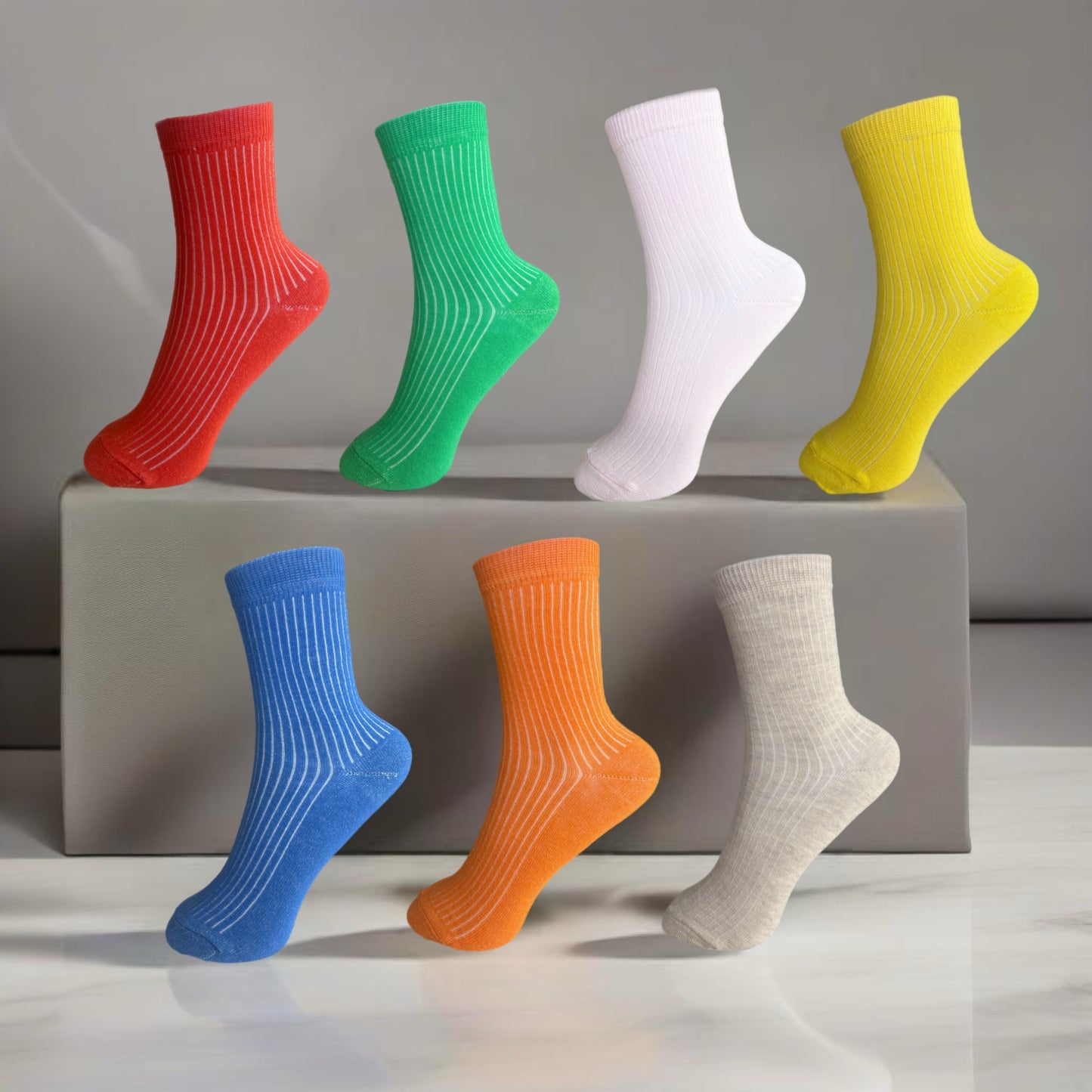 Mixed Color Sports Socks