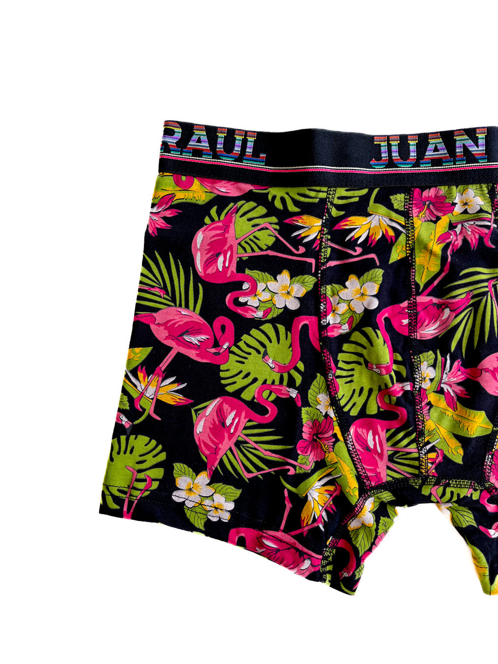 Flamingo and Flower Detailed Boxer