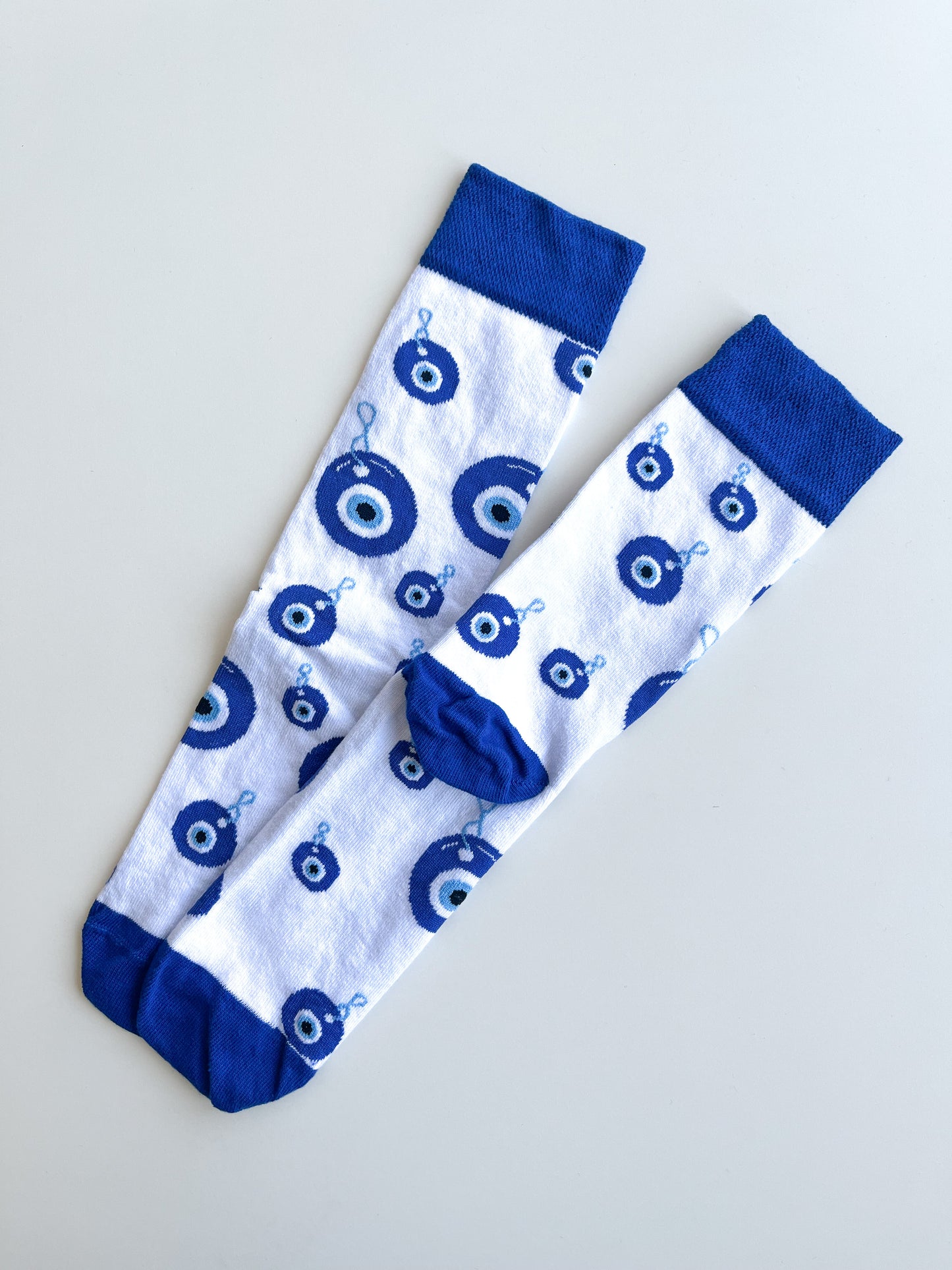 Evil Eye Bead Detailed Socks