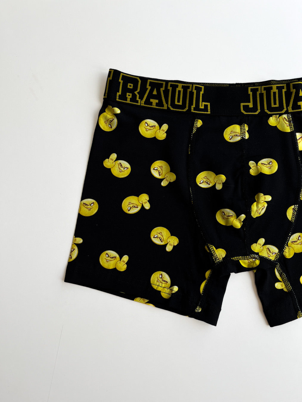 Black Emoji Detail Boxer