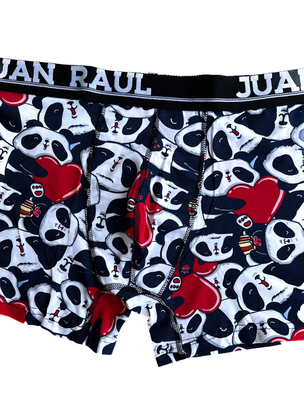 Panda detail Boxer with heart