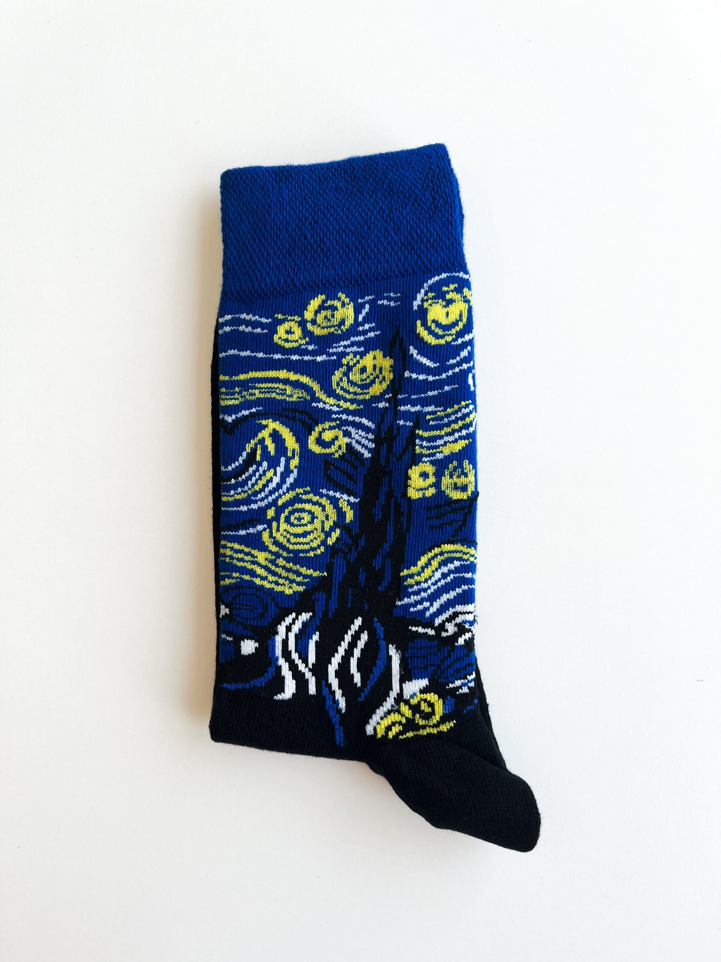 Starry Night Detailed Socks