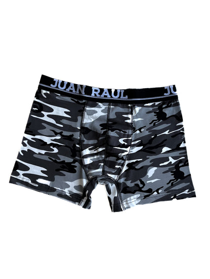 Camouflage patterned boxers