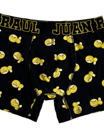 Black Emoji Detail Boxer